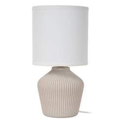 FILIZ - Lampa stołowa - Ø 16 cm - 1xE14 - Cream - Essential 47551/81/38 LUCIDE